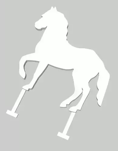 Horse Cake Topper 
