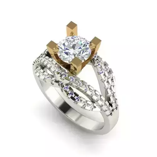 Engagement Ring With Diamonds 206