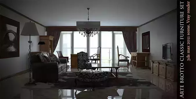 Arte brotto interior furniture set