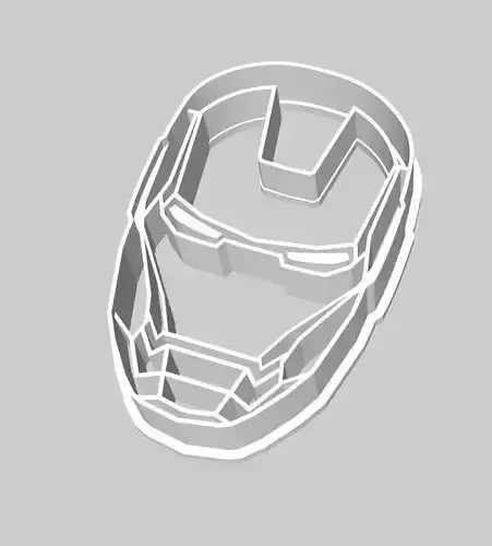 Ironman Cookie or Fondant Cutter with imprint