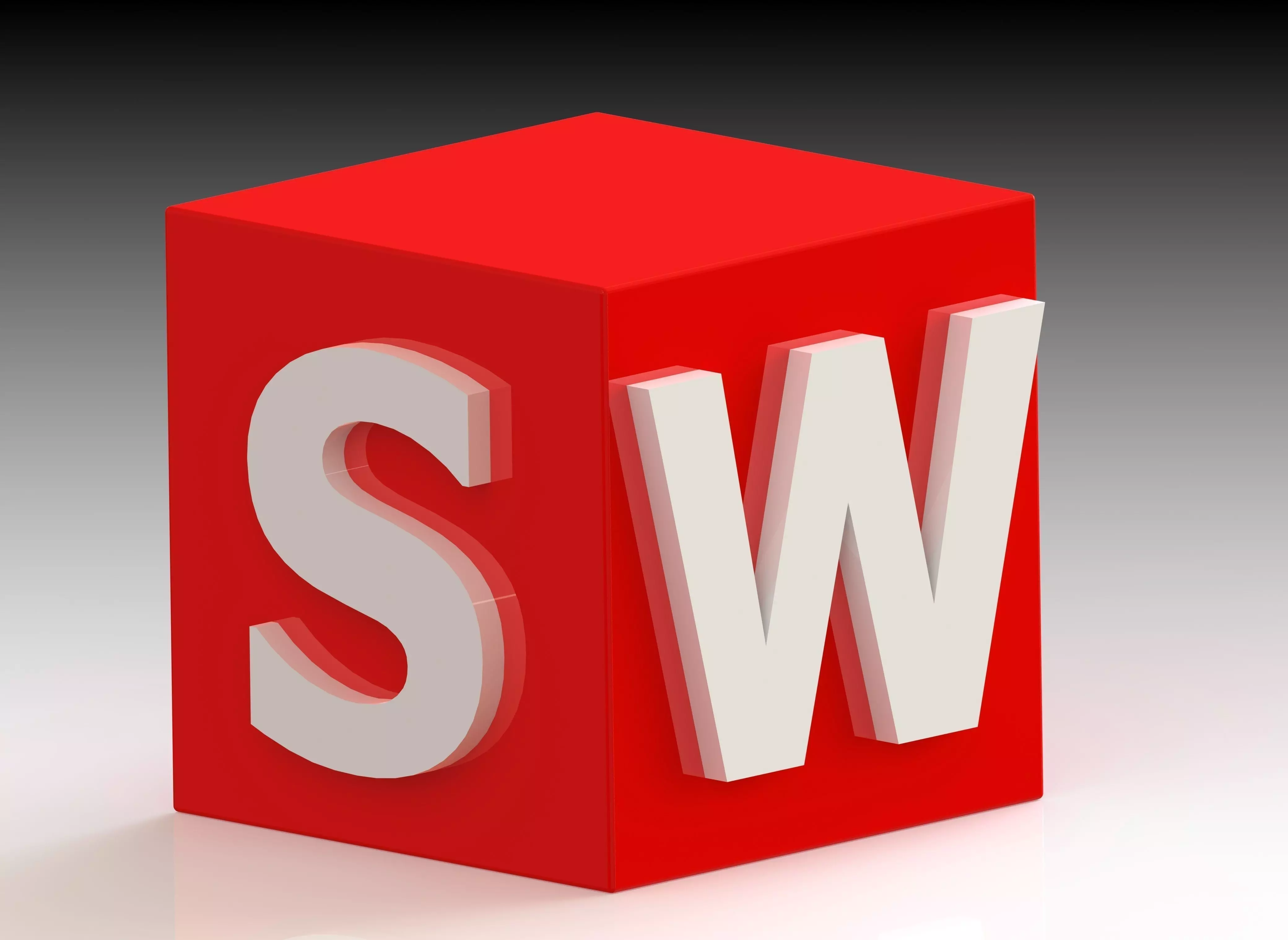 SolidWorks Icon Logo 3D model_0