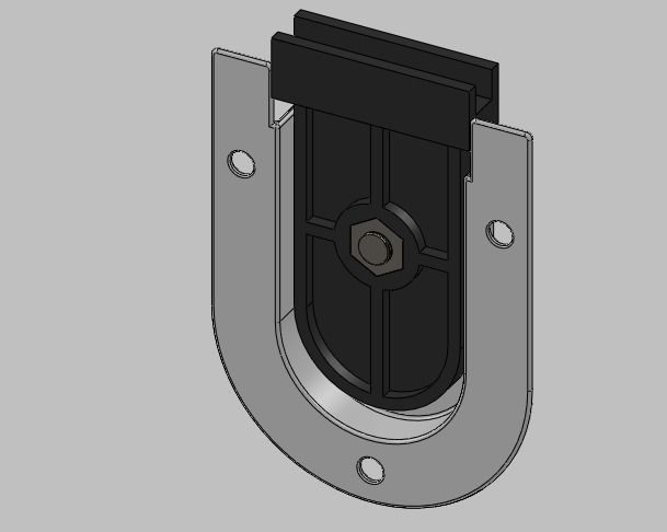 The Guide door latch Free 3D model