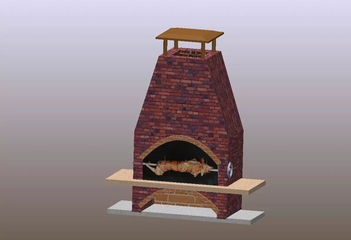 Garden Barbecue Maker Free 3D model