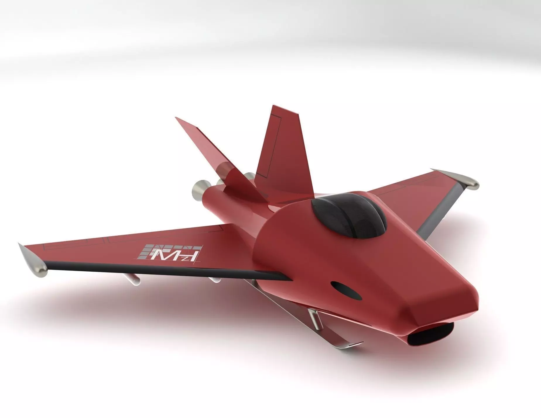 Rocketplane fighter jet Free 3D model