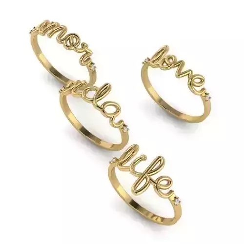 Love Life Script Golden Wedding Ring
