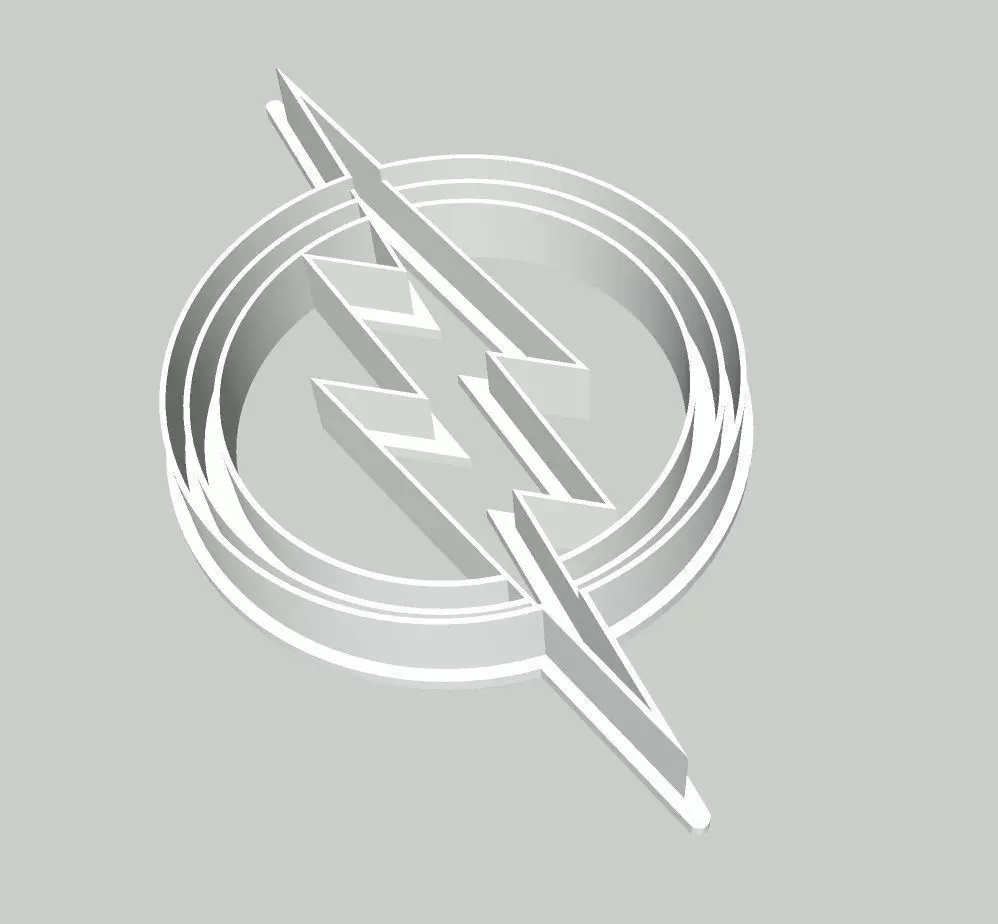 The Flash Cookie Fondant Cutter 3D print model_0