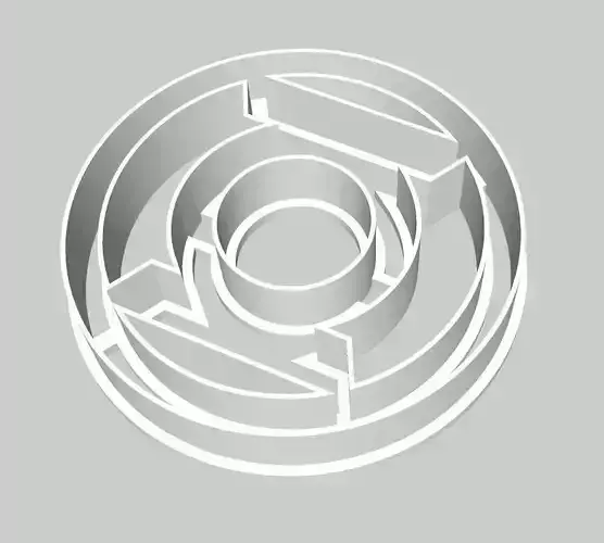 Green Lantern Logo Cookie Fondant Cutter