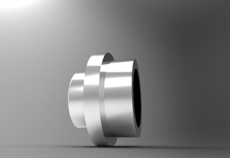 Lego 1 x 1 Short Cylinder Free 3D model_1