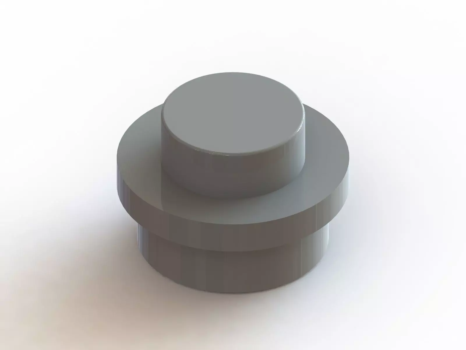 Lego 1 x 1 Short Cylinder Free 3D model_0