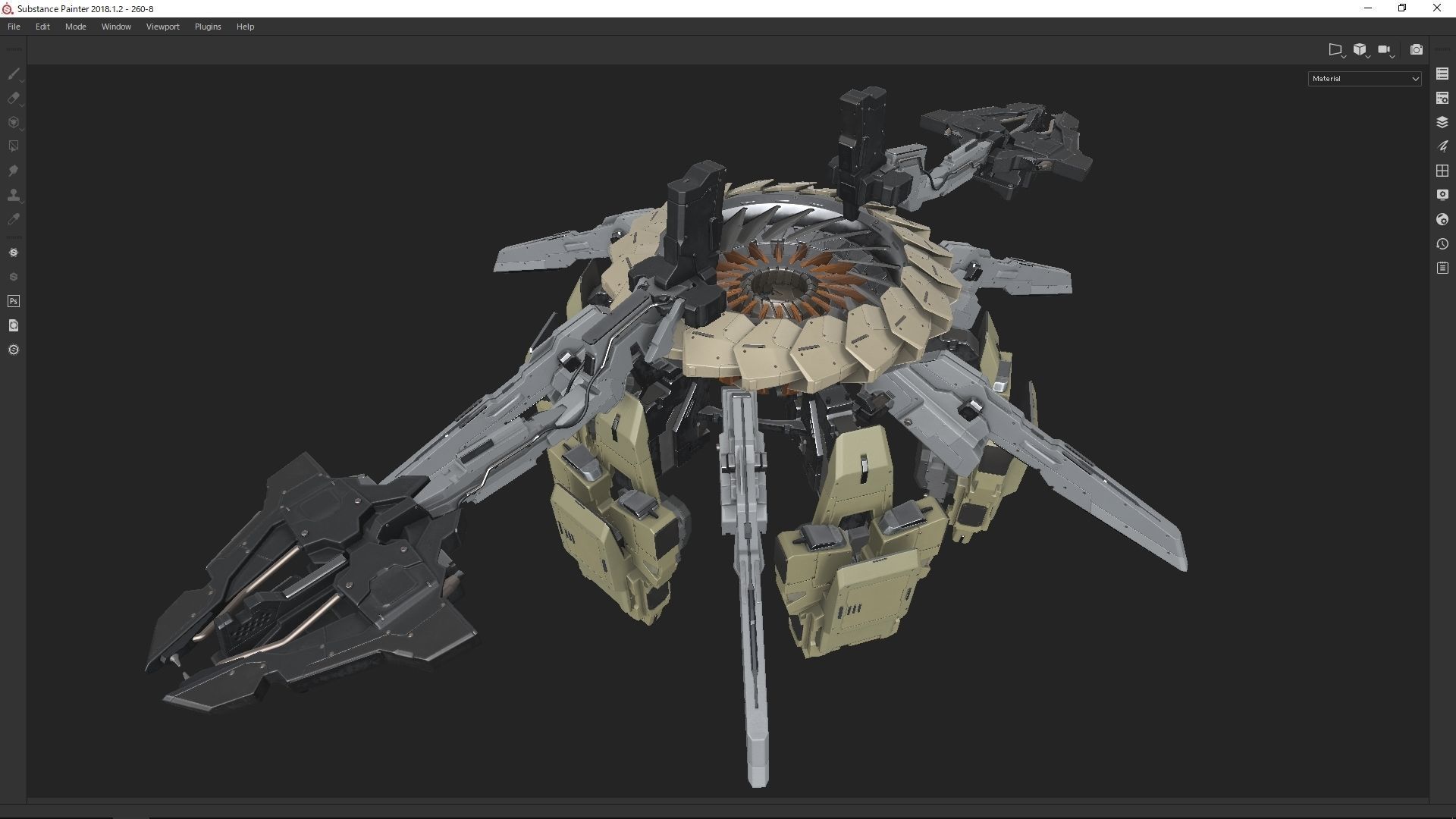 scifi-model260 robot 3D model_5