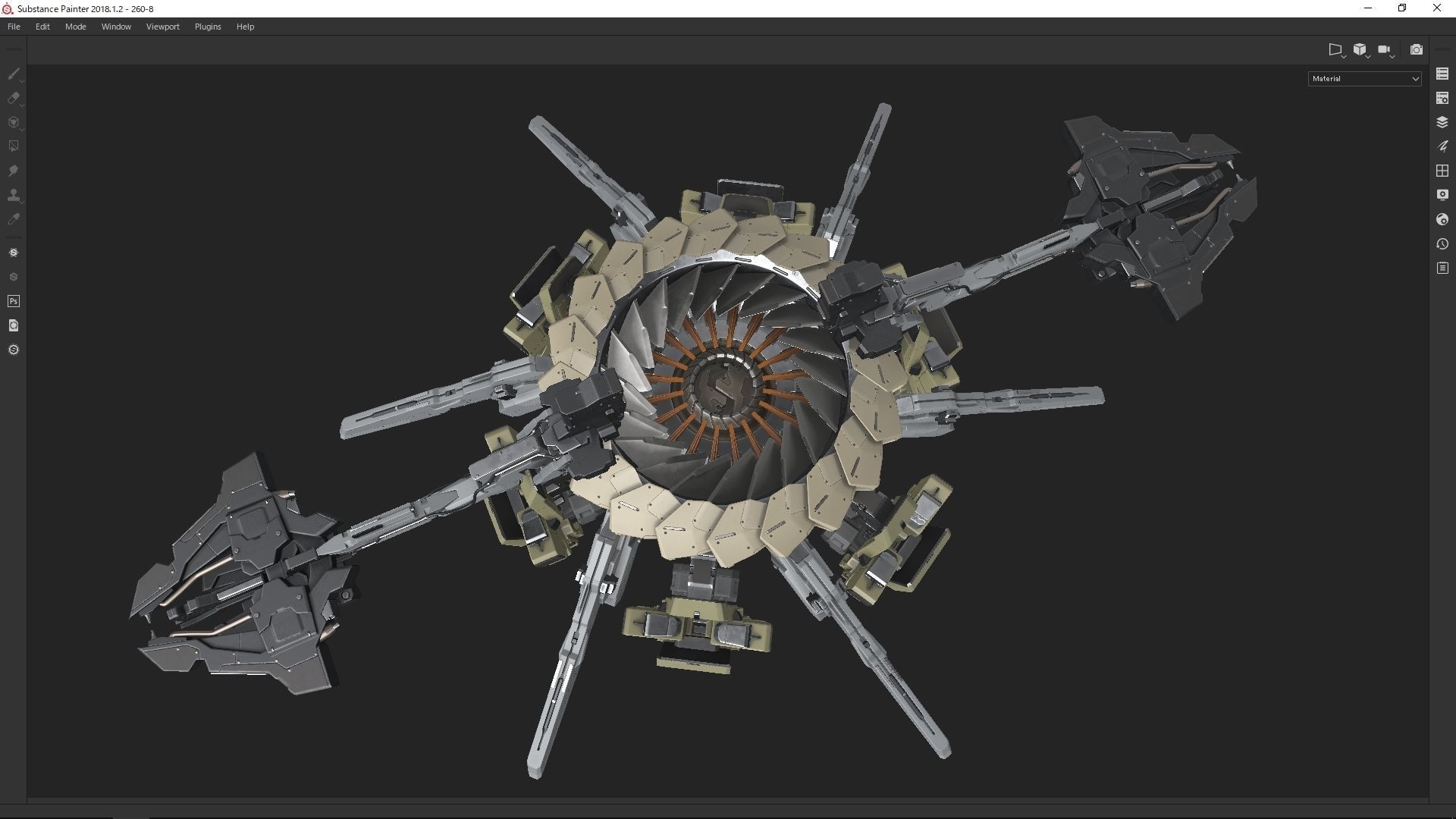 scifi-model260 robot 3D model_2