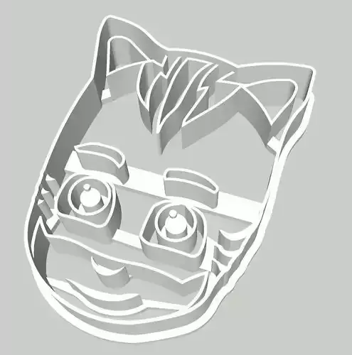 PJ Mask Blue Cookie Fondant Cutter