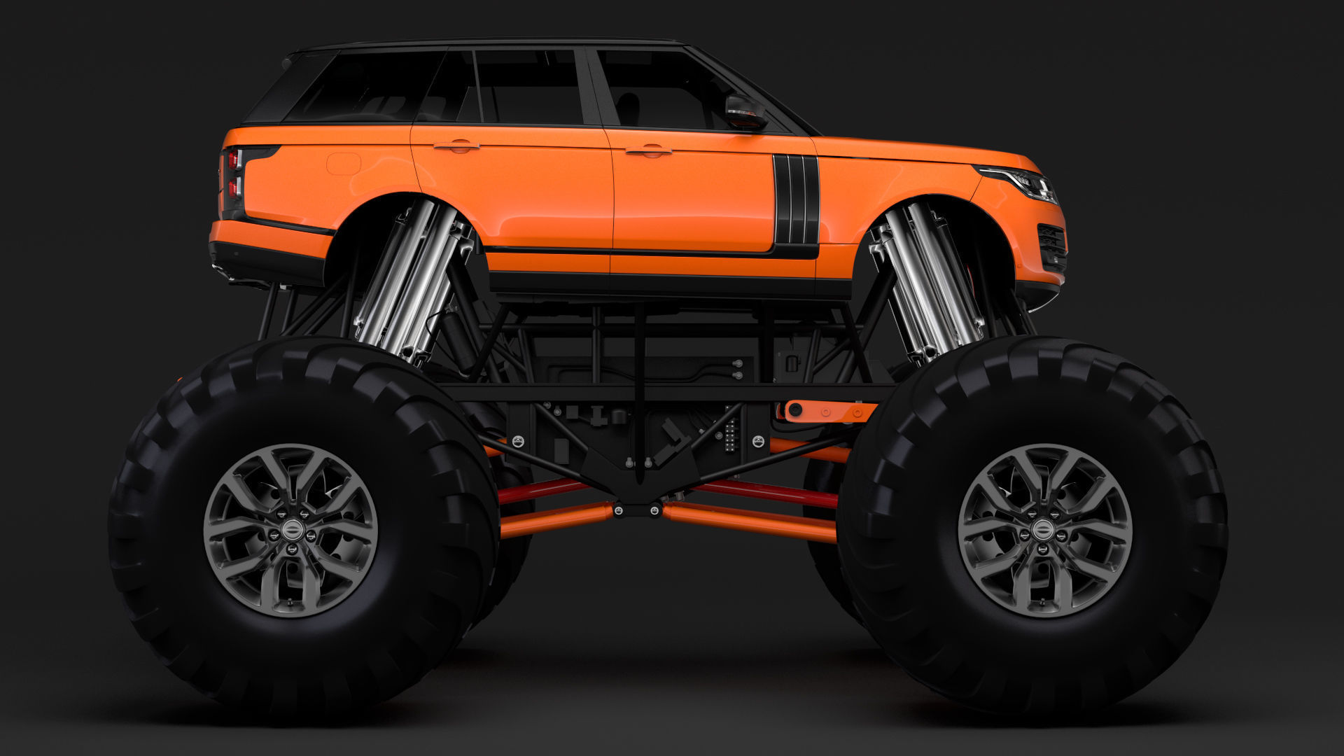 Monster Truck Range Rover SVAutobiography Dynamic 3D model_9