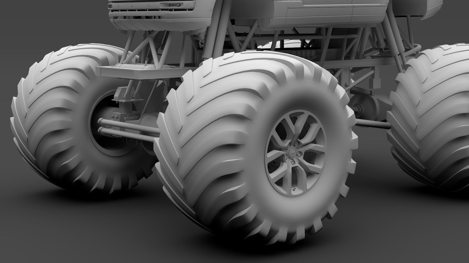 Monster Truck Range Rover SVAutobiography Dynamic 3D model_12