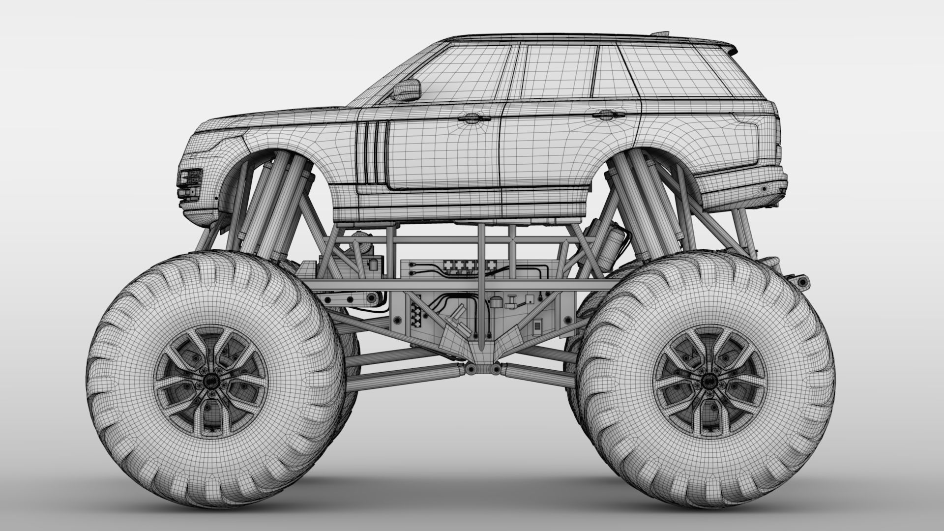 Monster Truck Range Rover SVAutobiography Dynamic 3D model_20