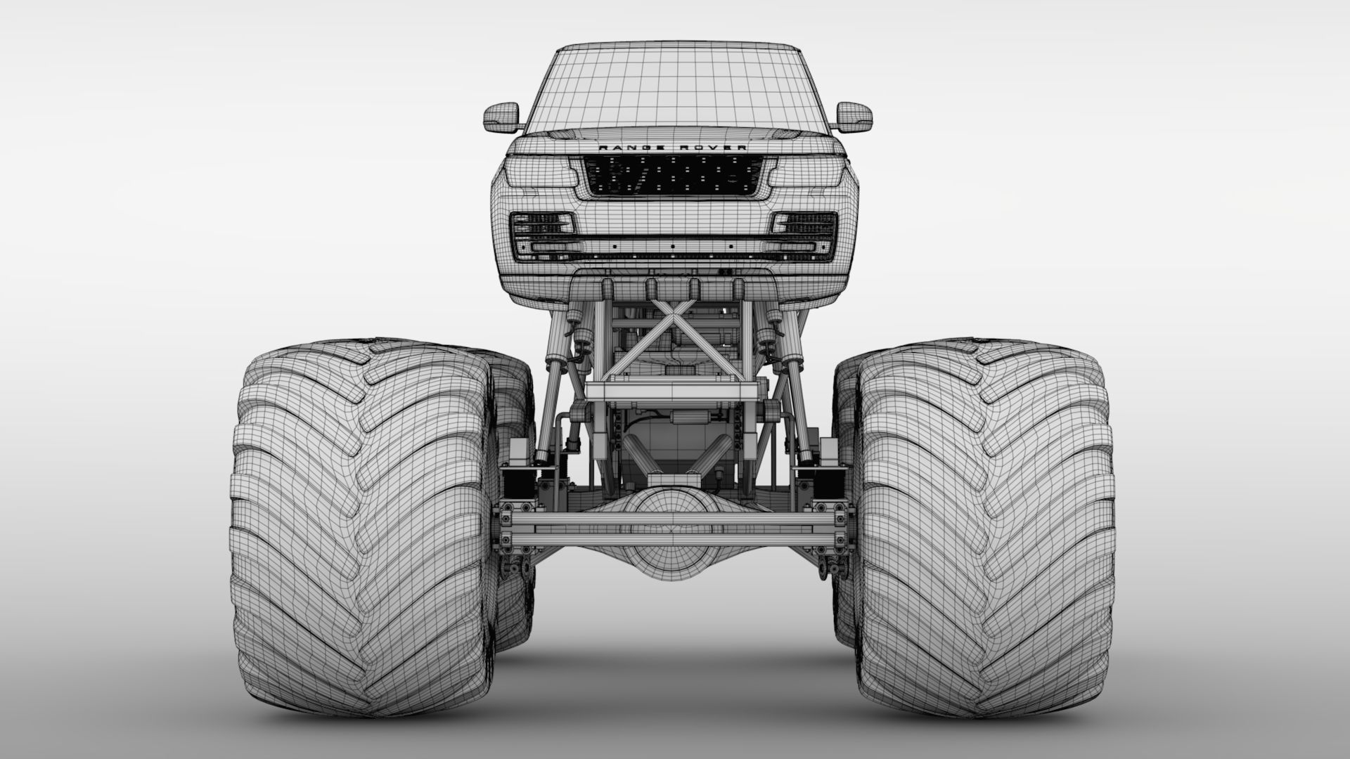 Monster Truck Range Rover SVAutobiography Dynamic 3D model_19