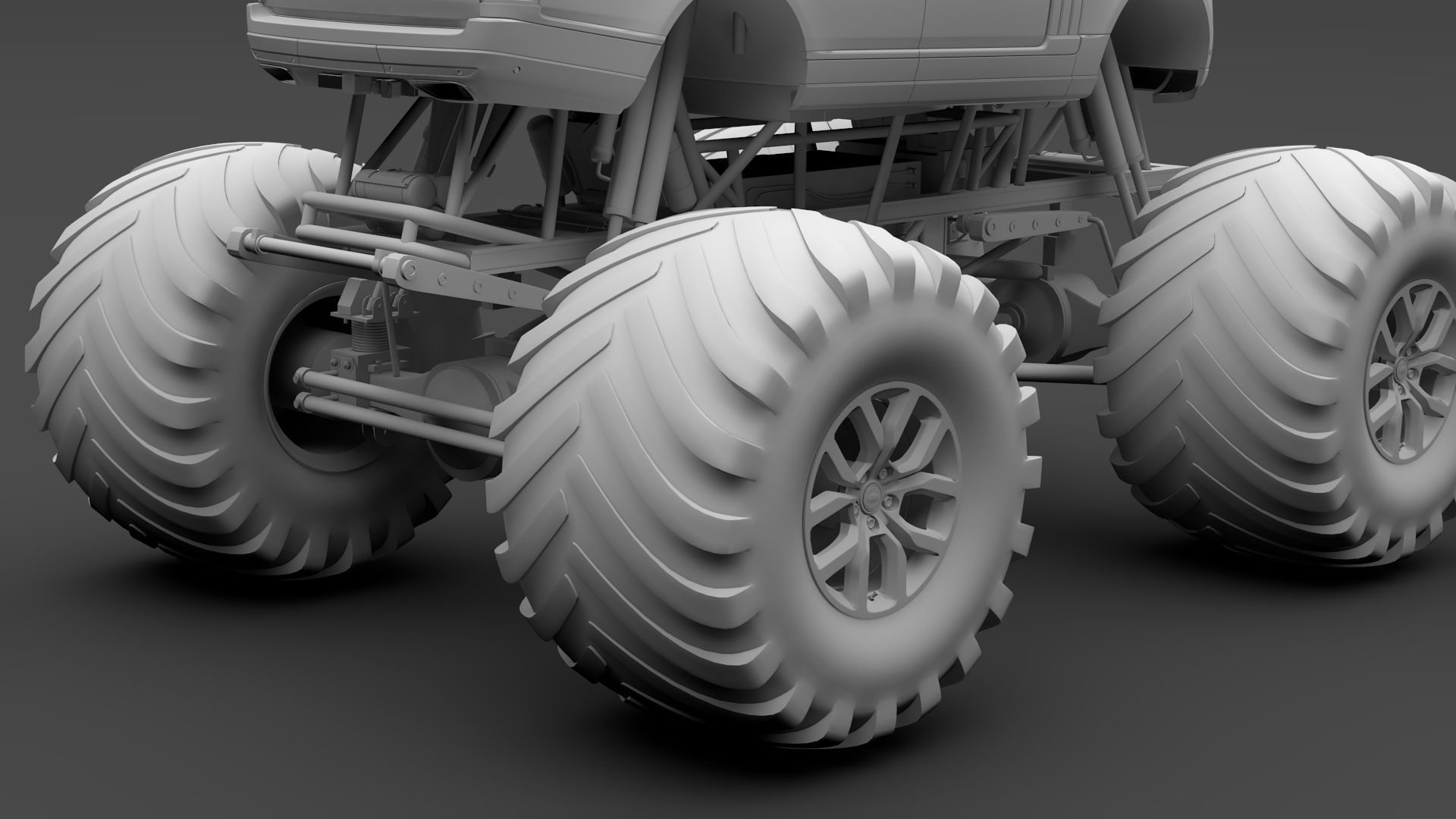 Monster Truck Range Rover SVAutobiography Dynamic 3D model_16