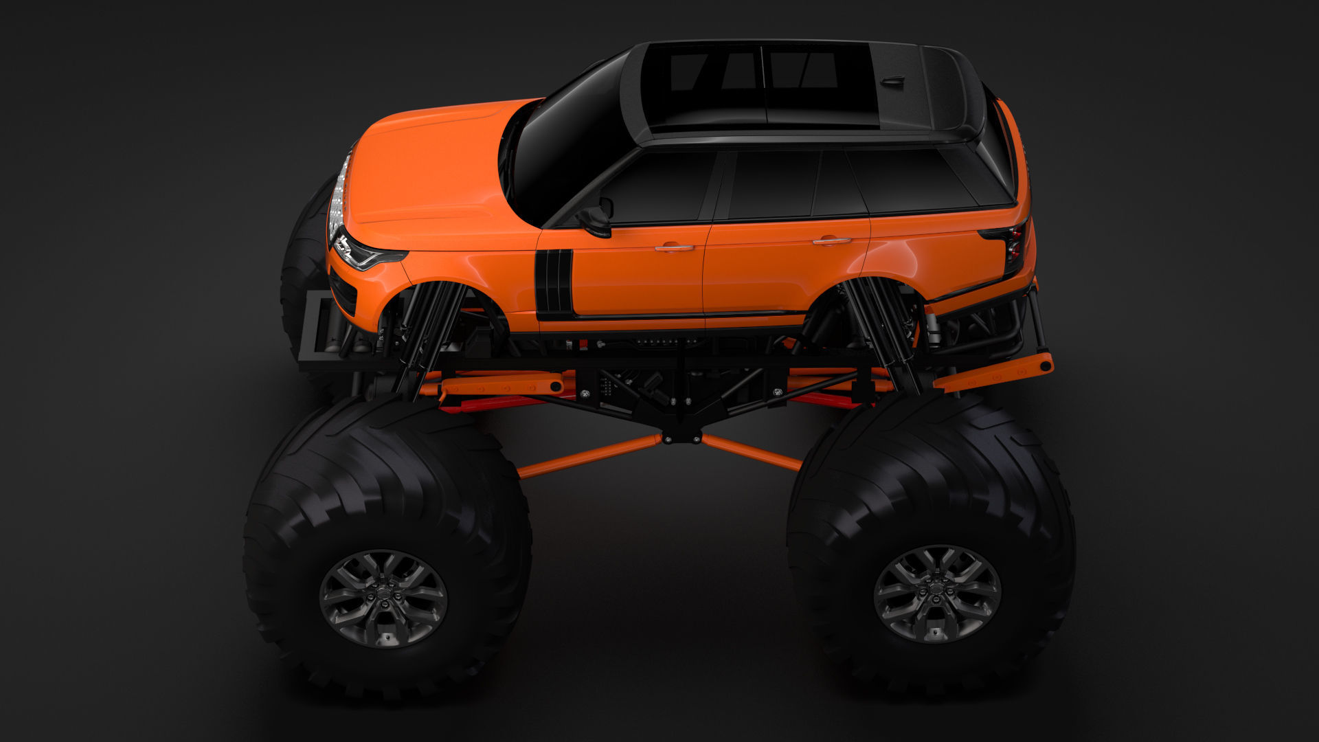 Monster Truck Range Rover SVAutobiography Dynamic 3D model_11