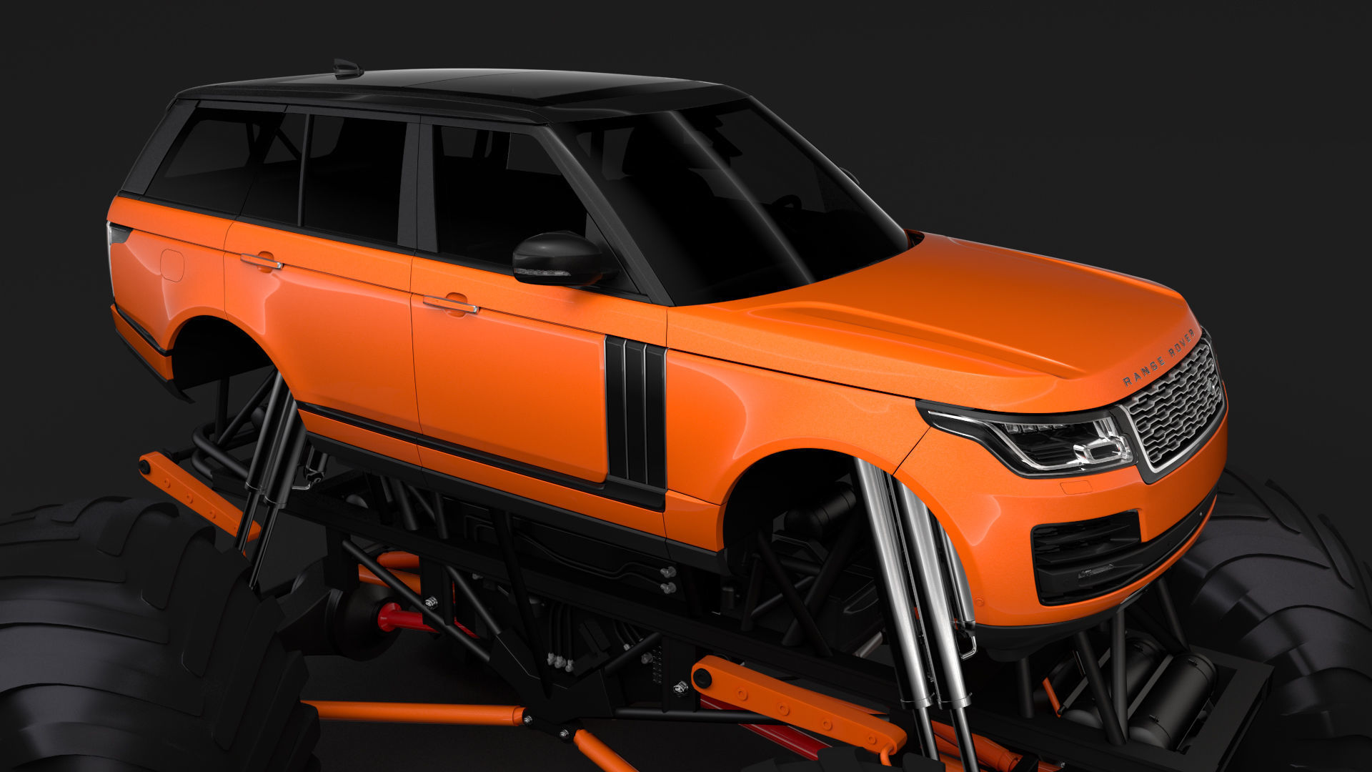 Monster Truck Range Rover SVAutobiography Dynamic 3D model_10