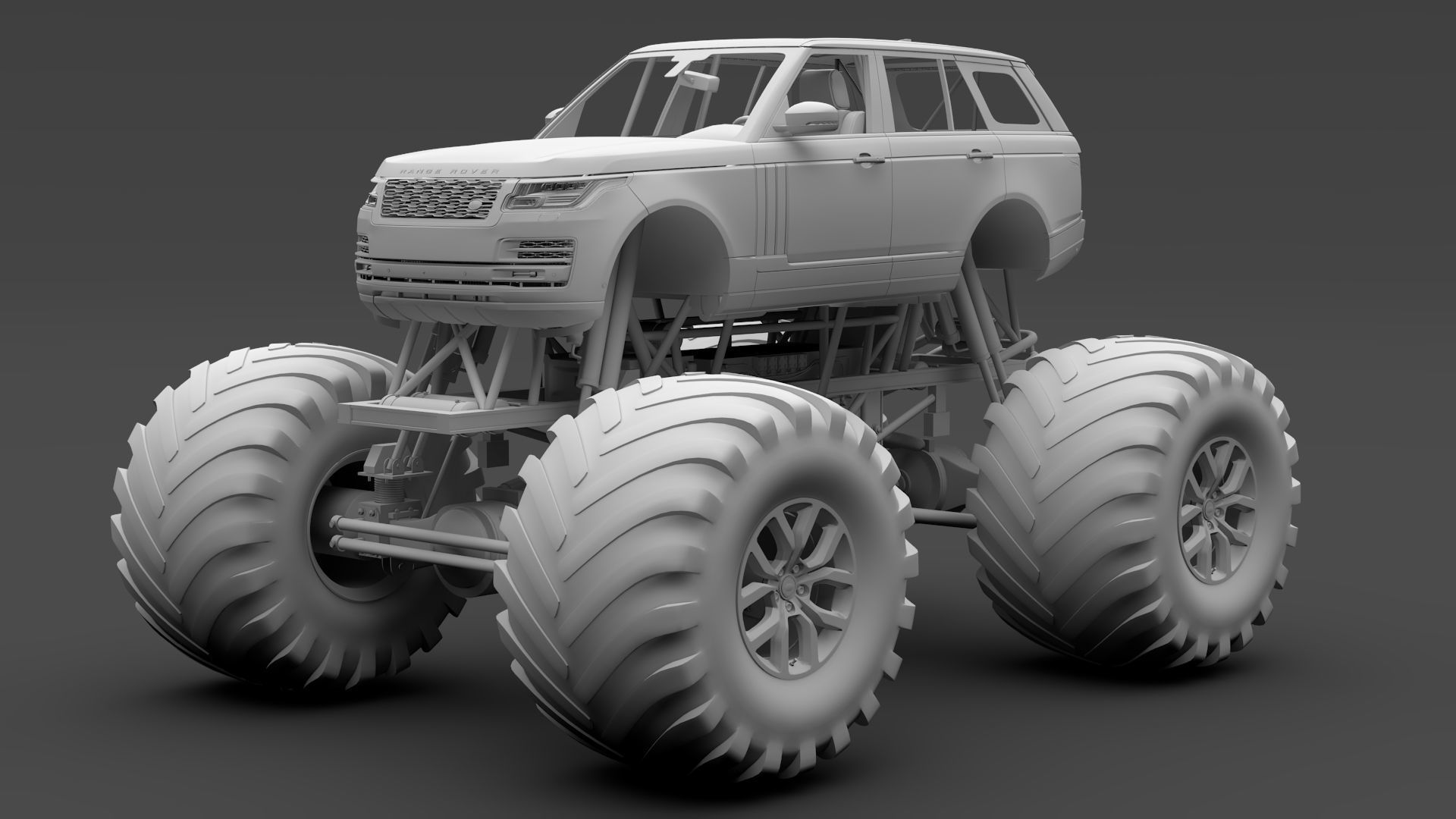 Monster Truck Range Rover SVAutobiography Dynamic 3D model_15