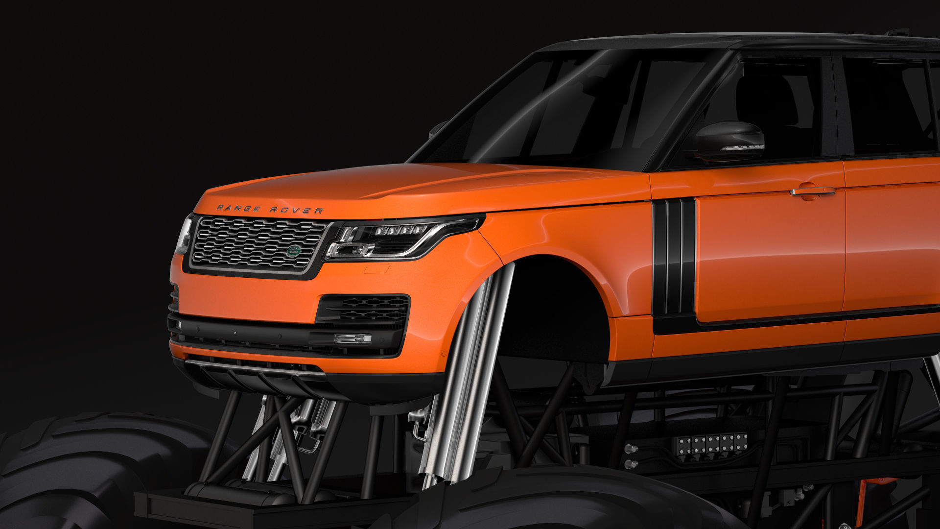 Monster Truck Range Rover SVAutobiography Dynamic 3D model_5