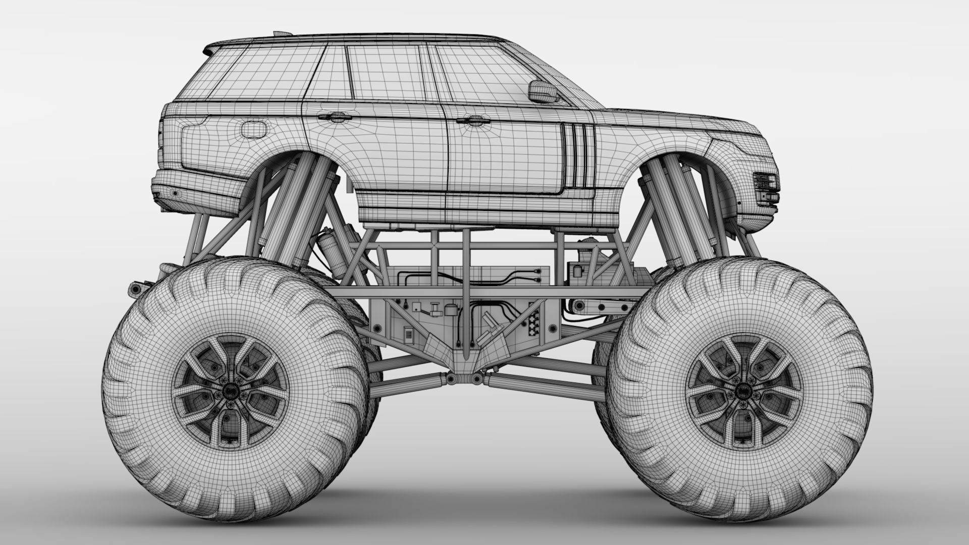 Monster Truck Range Rover SVAutobiography Dynamic 3D model_18