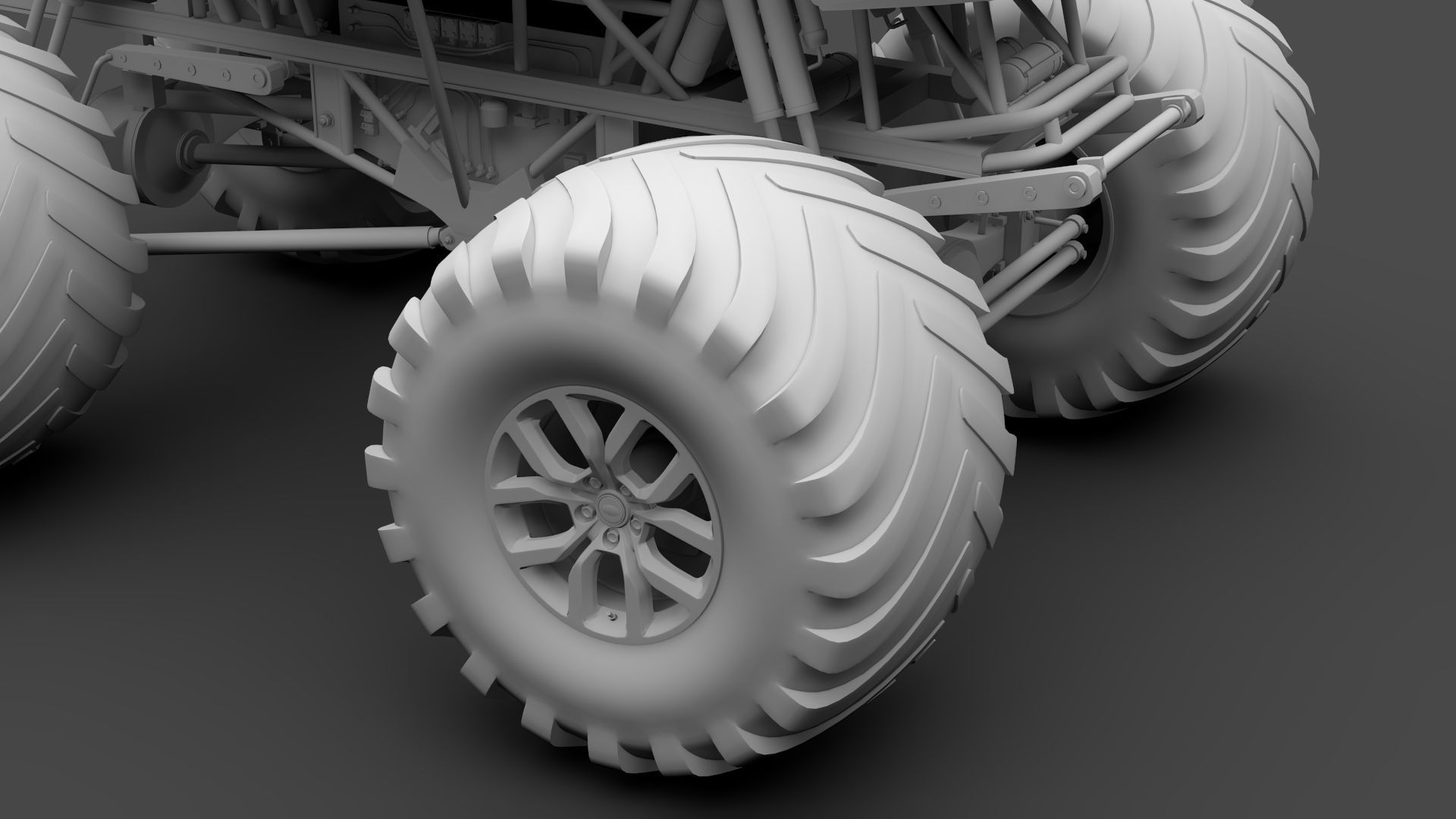 Monster Truck Range Rover SVAutobiography Dynamic 3D model_14