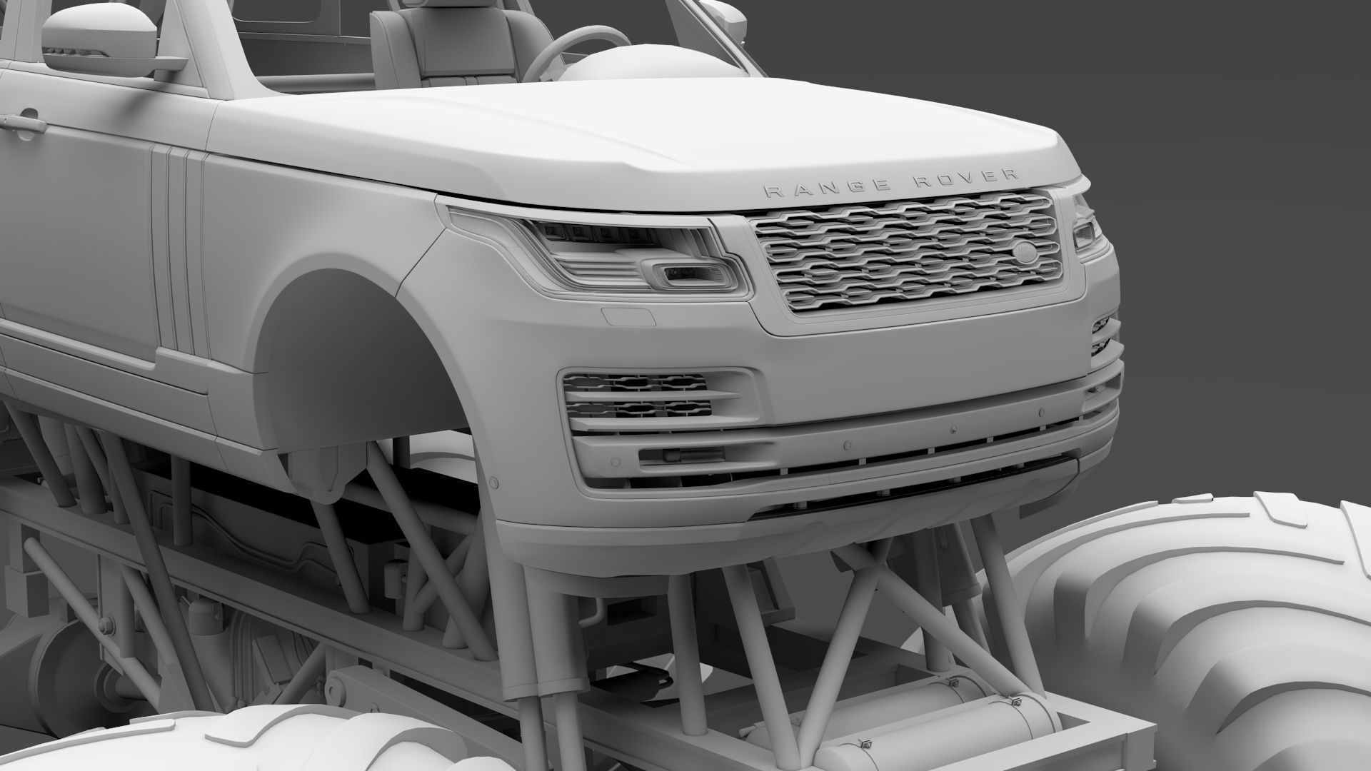 Monster Truck Range Rover SVAutobiography Dynamic 3D model_13