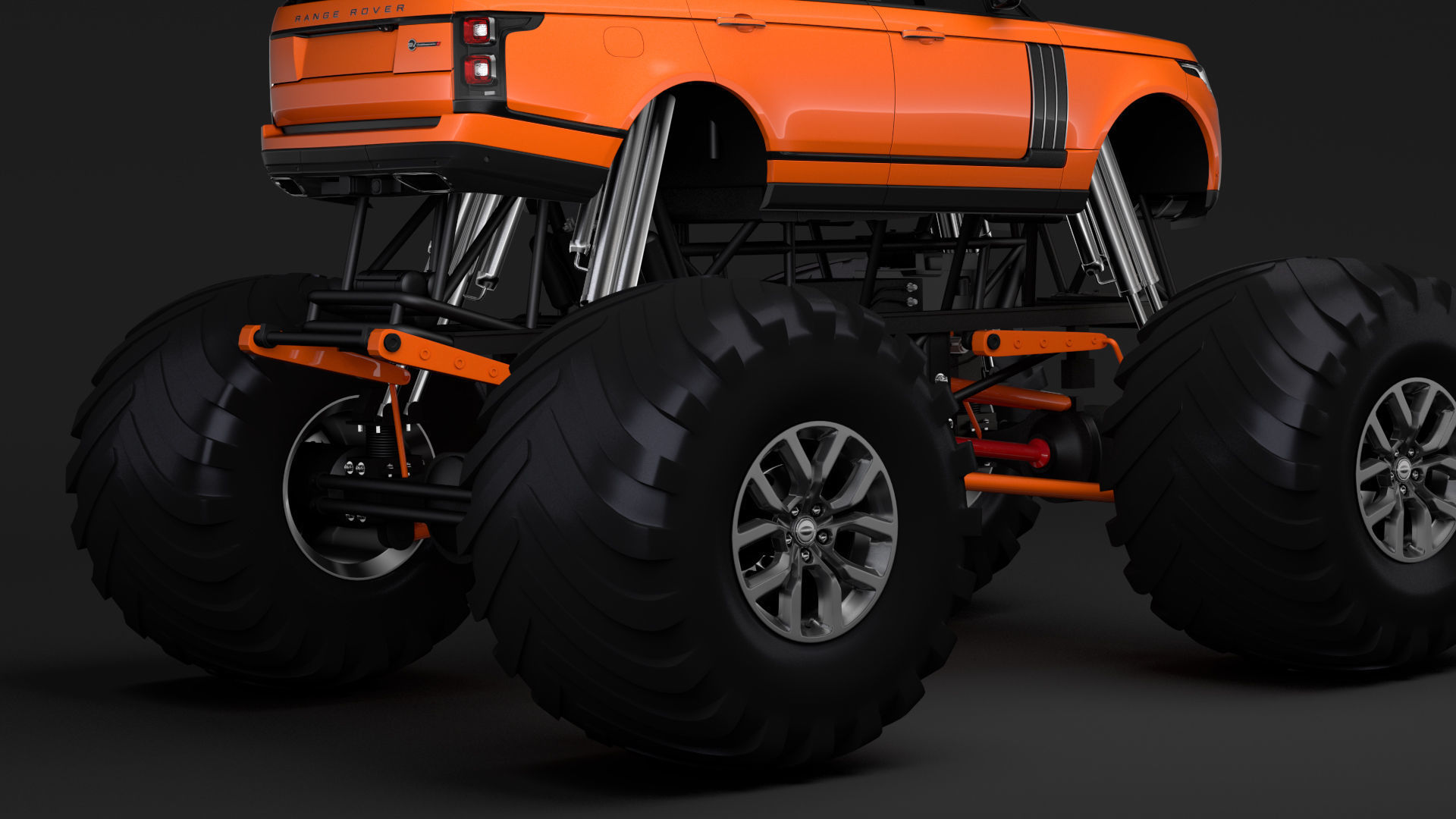 Monster Truck Range Rover SVAutobiography Dynamic 3D model_7