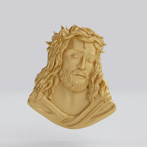 Jesus representation of face 3D print model