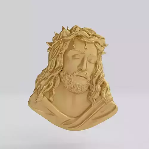 Jesus representation of face 3D print model