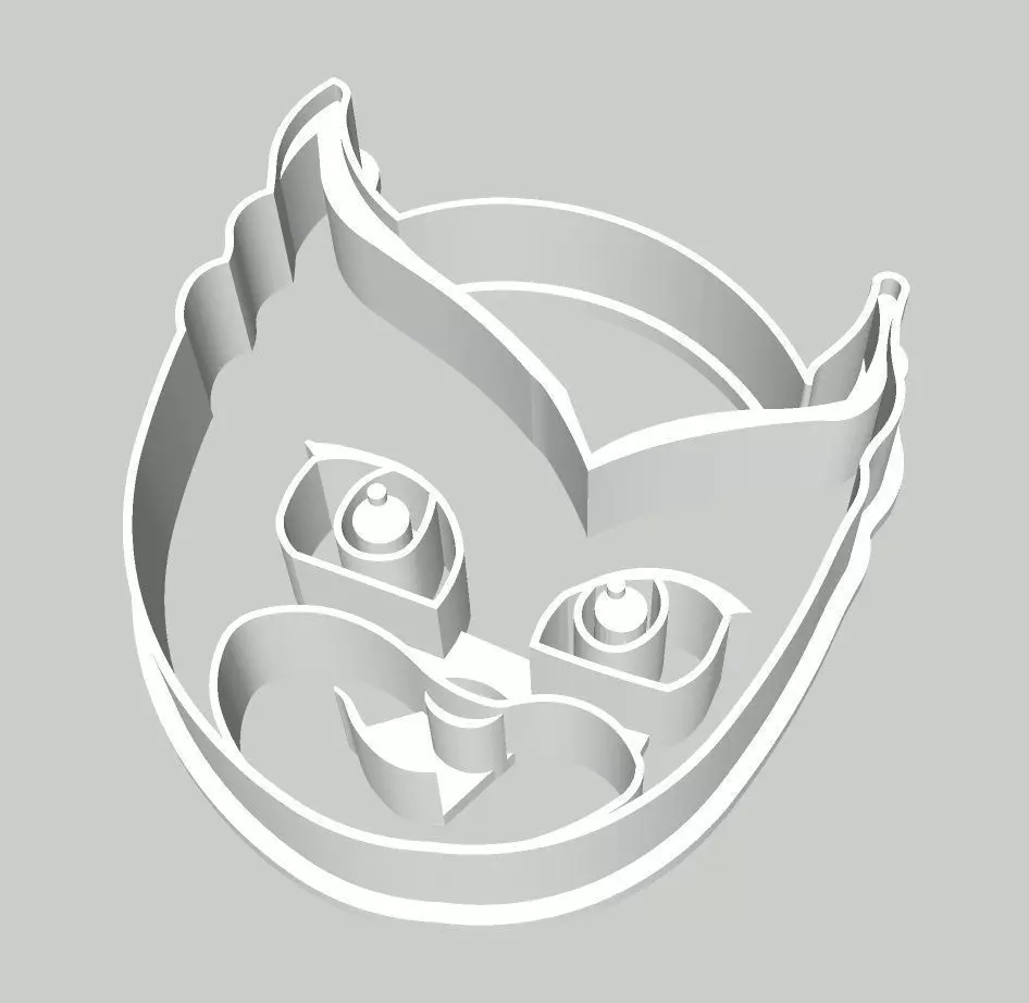 PJ Mask Red Cookie Fondant Cutter 3D print model_0