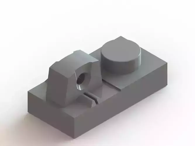 Lego 1 x 2 Click Plate