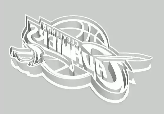 CAVS Logo Cookie Fondant Cutter 3D print model