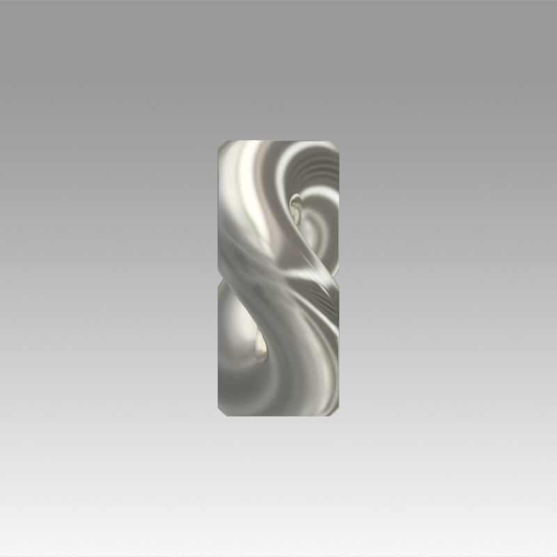 CUBAN chain 3D print model_4