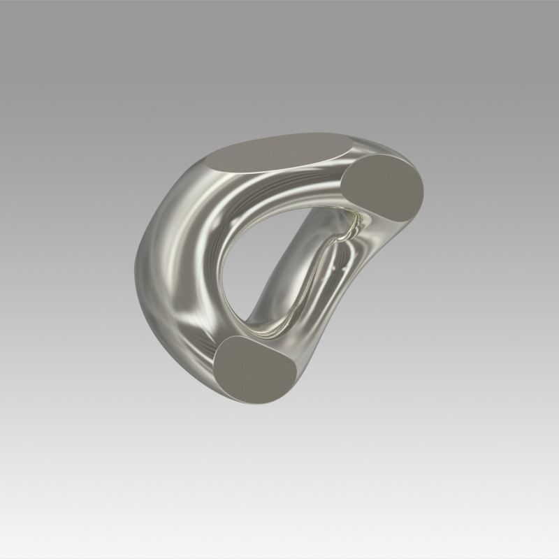 CUBAN chain 3D print model_1