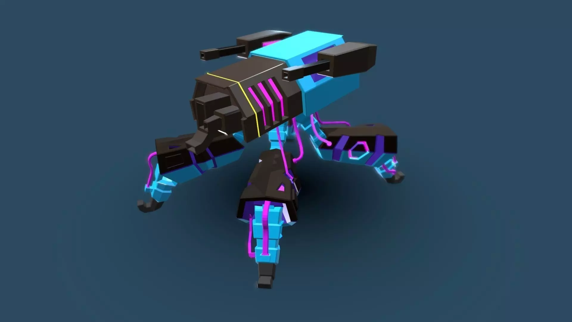 mech spider 3D model_0