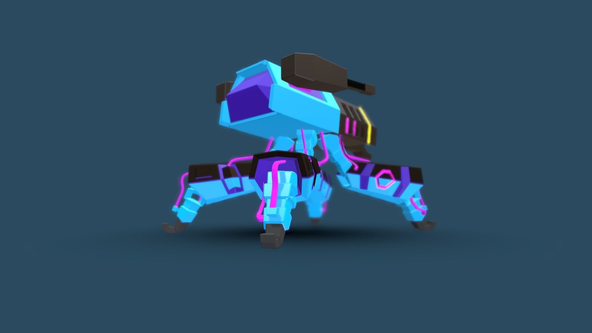 mech spider 3D model_1