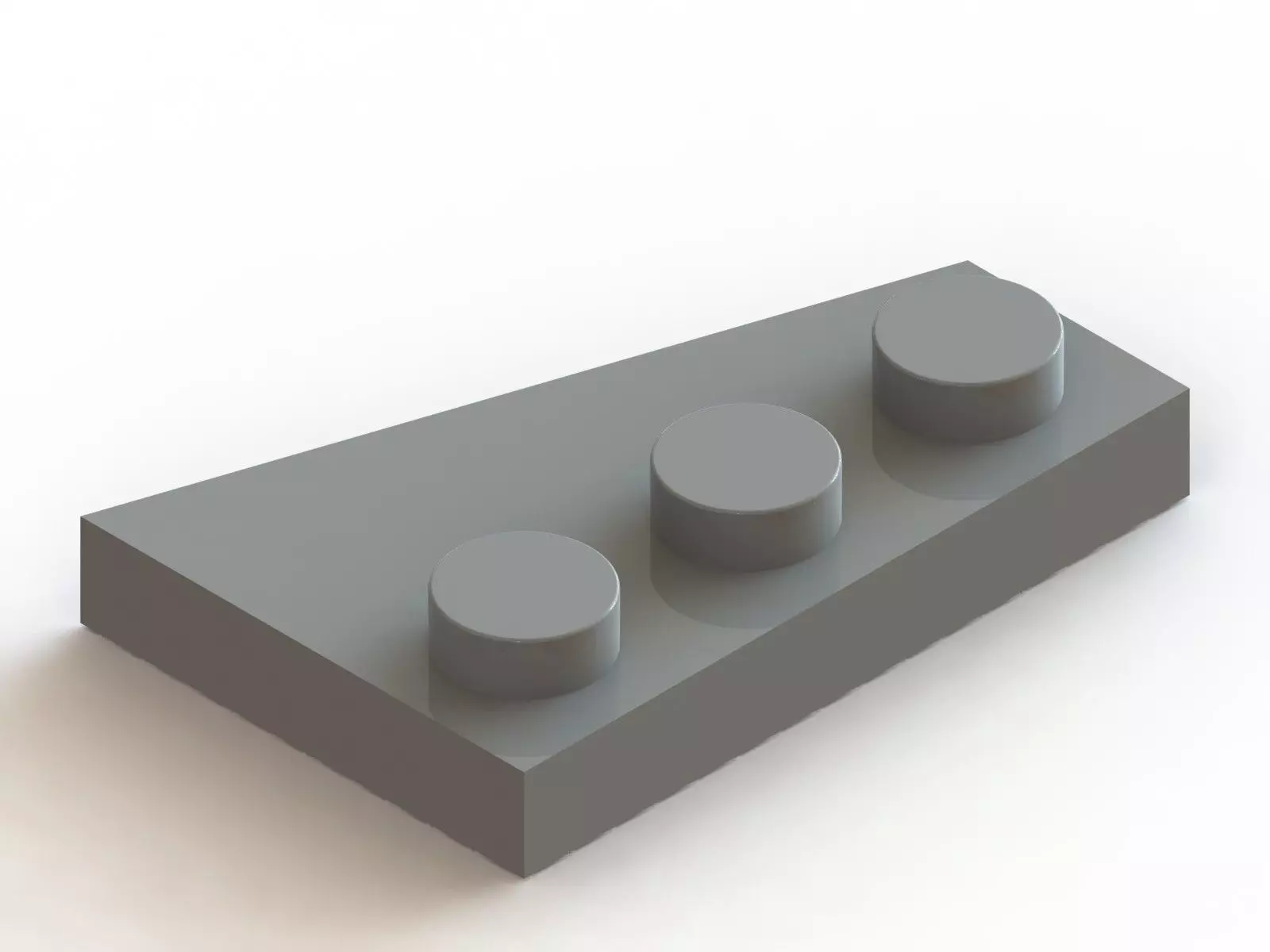 Lego 2 x 3 Wedge Plate Free 3D model_0