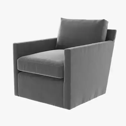 Restoration Hardware Oliver Track Arm Swivel Chair