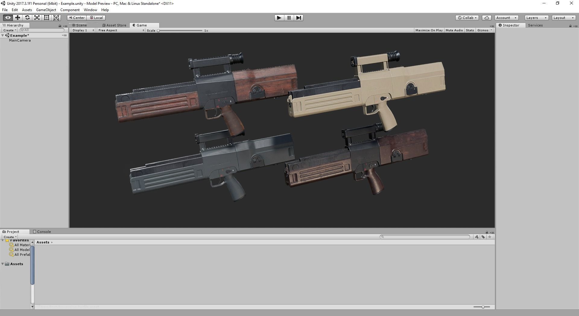 PBR G11 K2 Prototype Low-poly 3D model_6