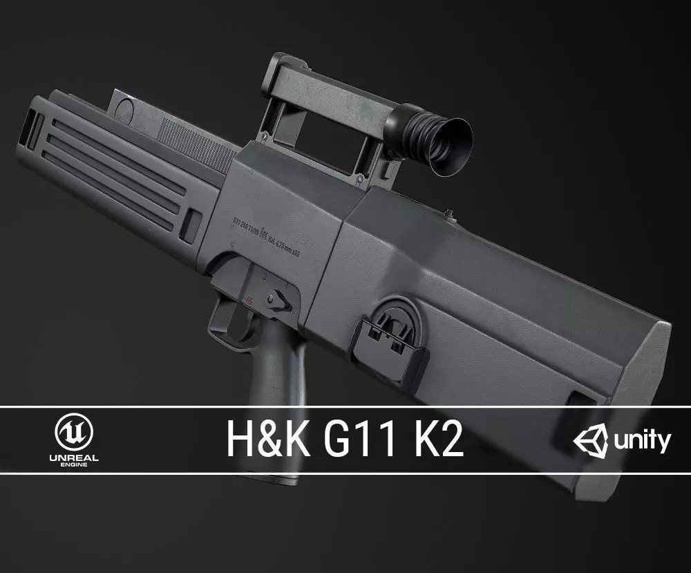PBR G11 K2 Prototype Low-poly 3D model_0
