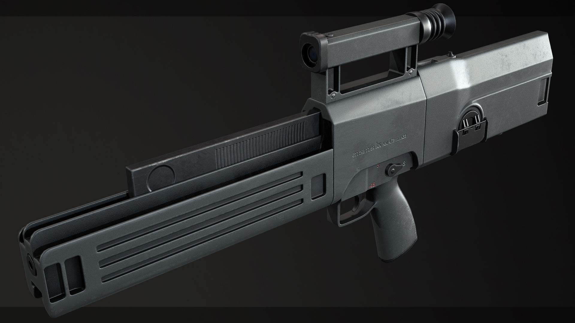 PBR G11 K2 Prototype Low-poly 3D model_2