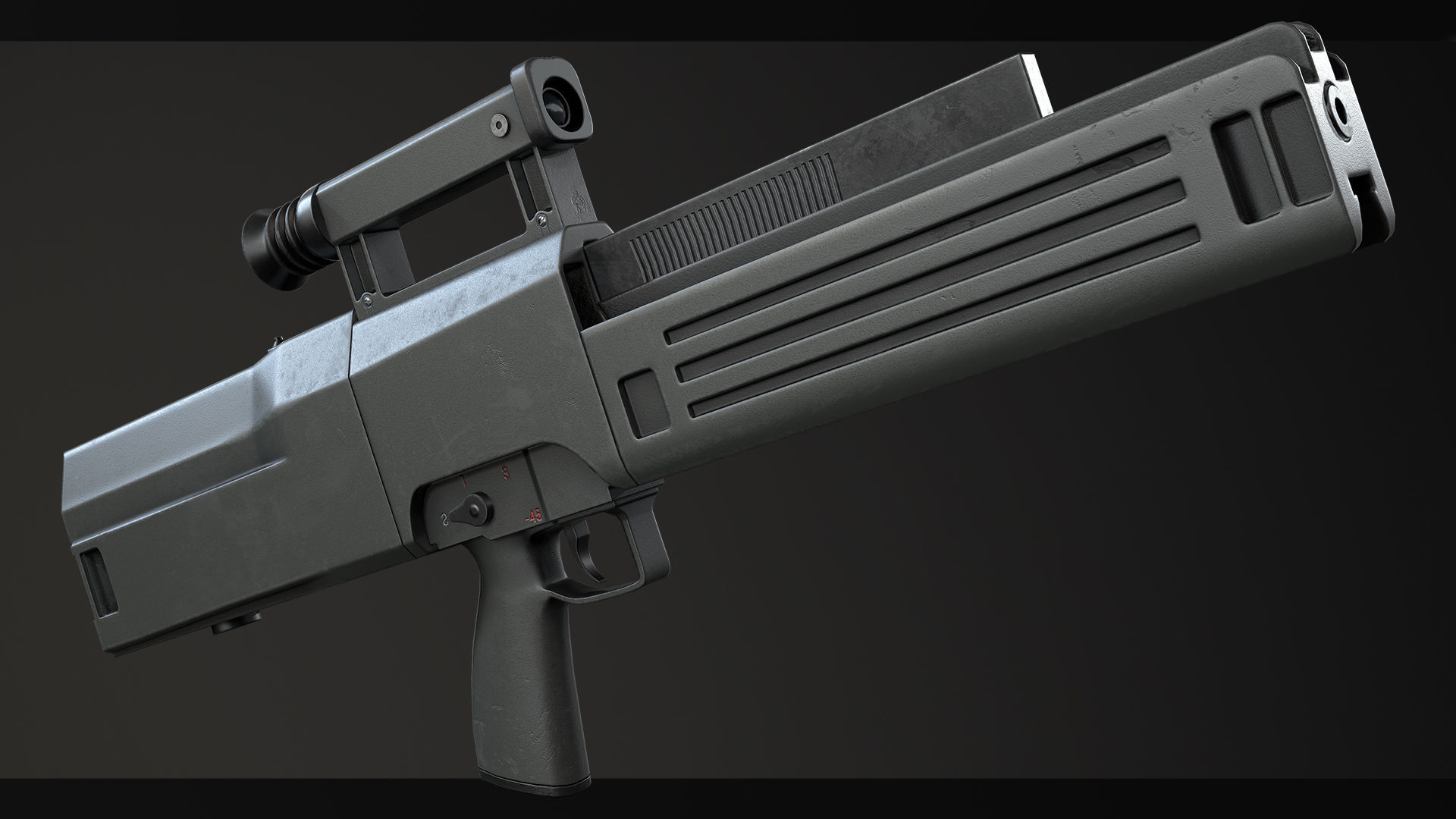 PBR G11 K2 Prototype Low-poly 3D model_3