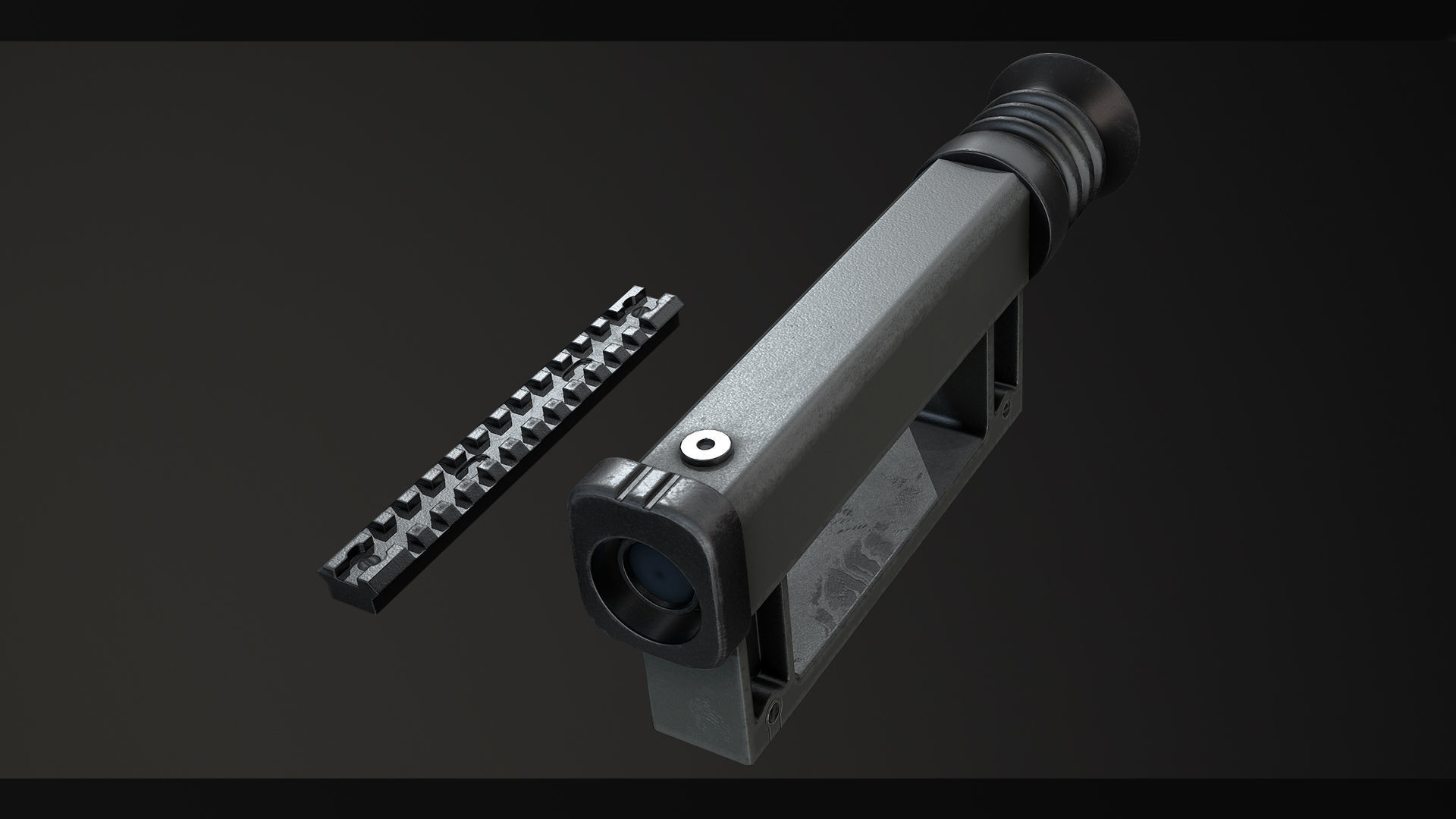 PBR G11 K2 Prototype Low-poly 3D model_4