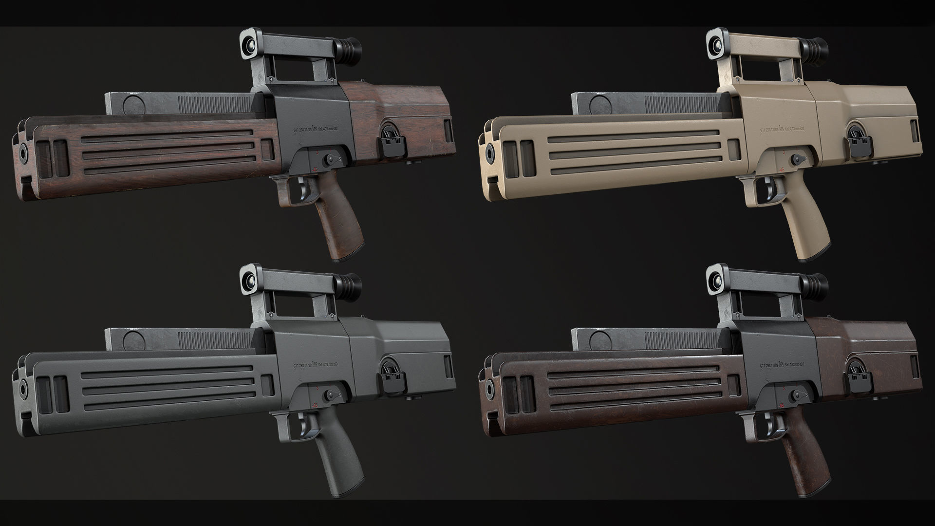 PBR G11 K2 Prototype Low-poly 3D model_1