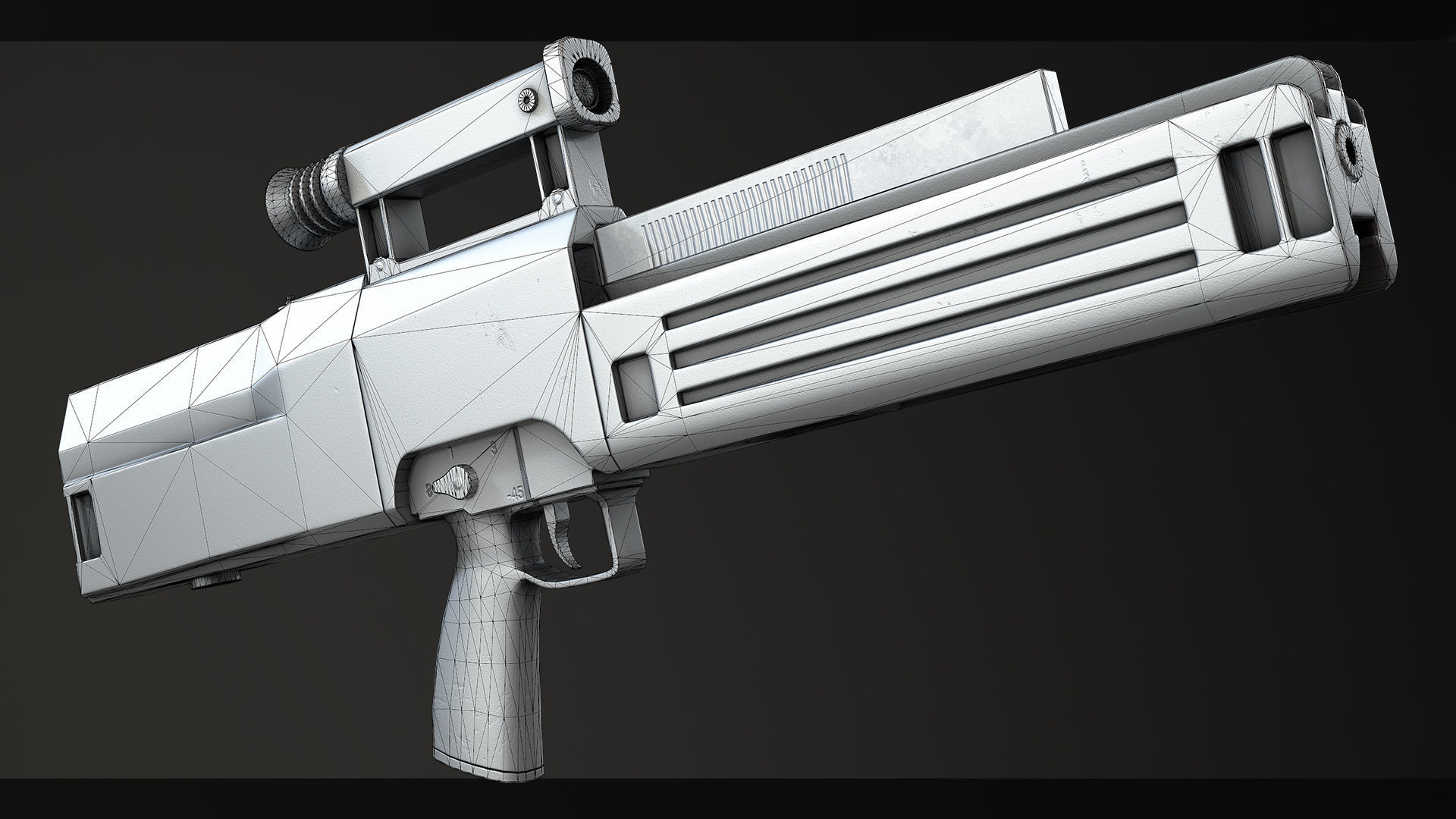 PBR G11 K2 Prototype Low-poly 3D model_9