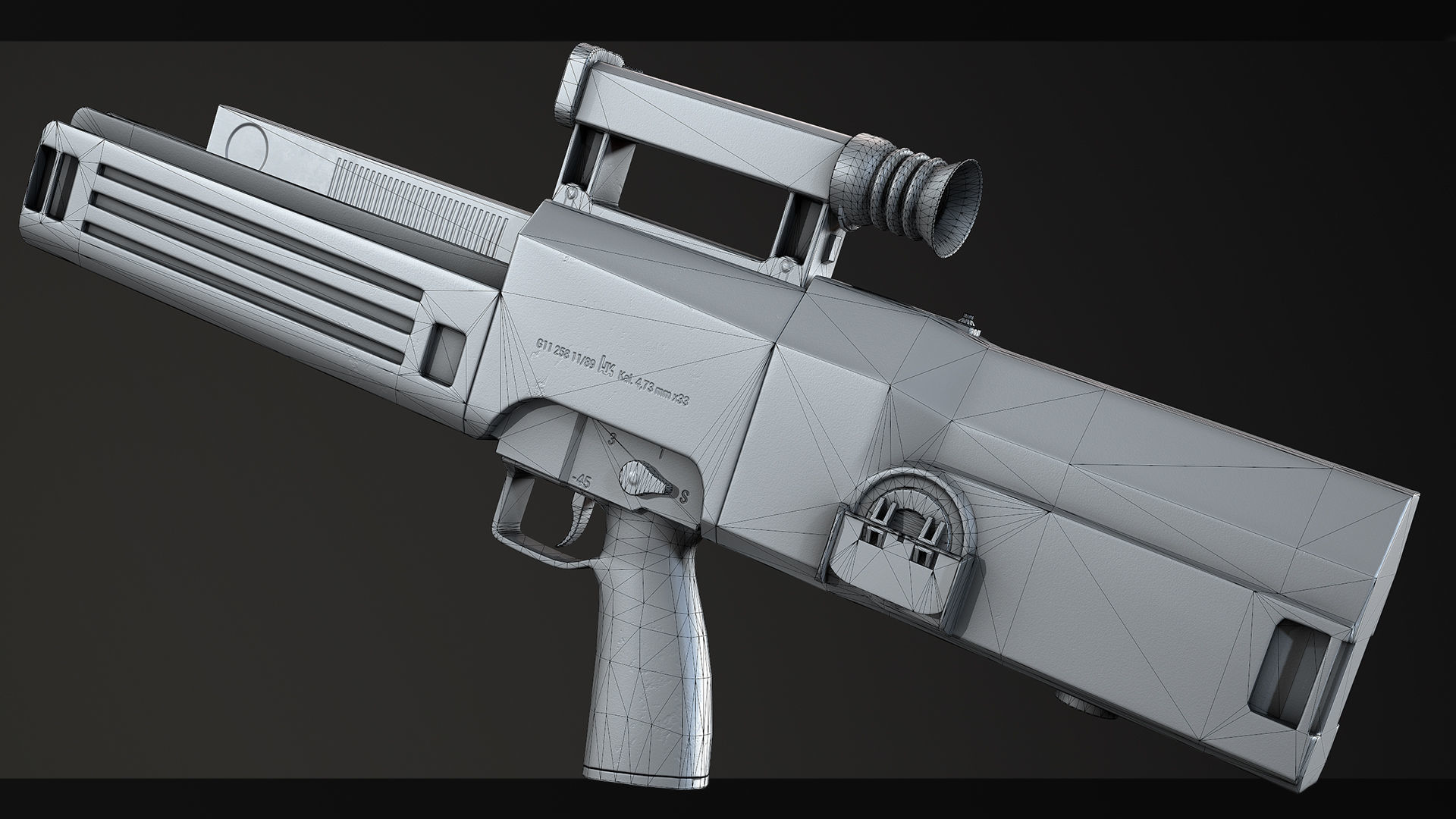PBR G11 K2 Prototype Low-poly 3D model_8