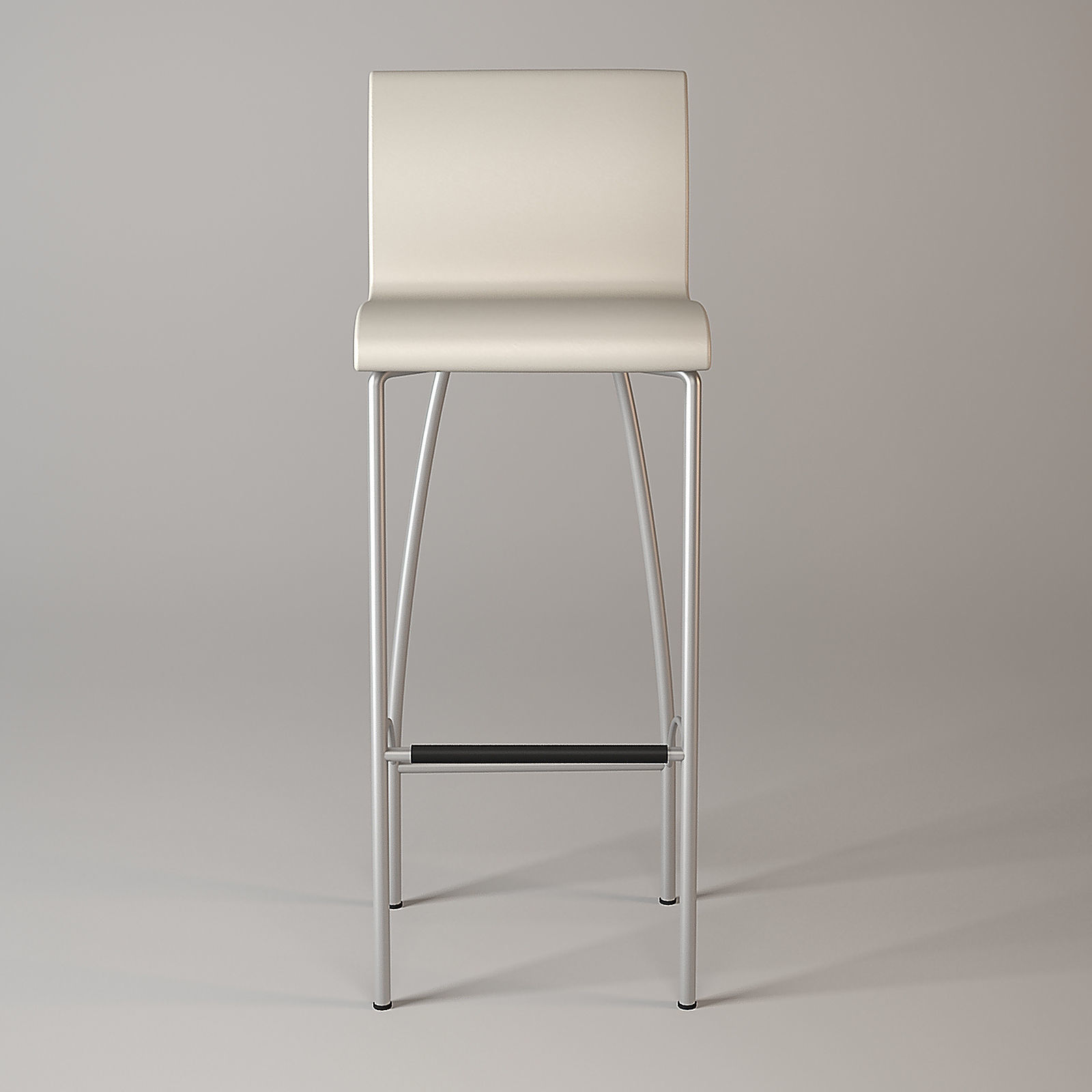 Modern Bar Chair 3D model_3