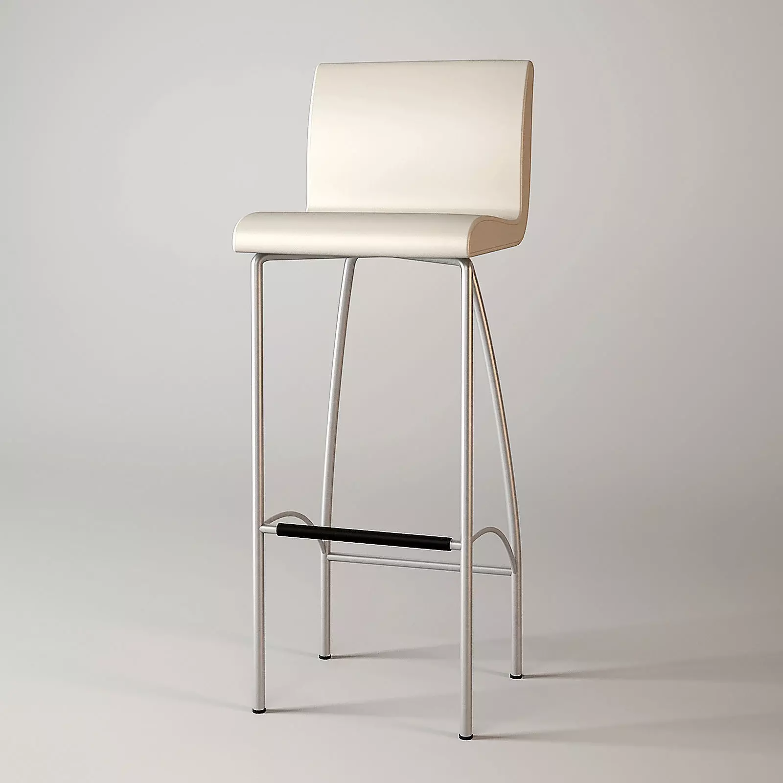 Modern Bar Chair 3D model_0